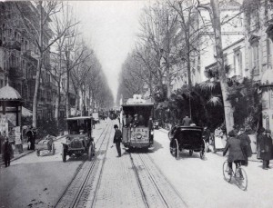 avenue de la Gare vers 1905