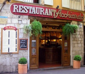 Restaurant Acchiardo vieux-nice