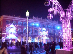 La Place Masséna aux couleurs de Noël