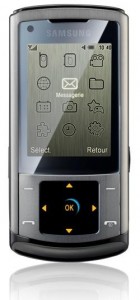 Le Samsung SGH U900, un modèle de téléphone NFC qui pourrait être choisi