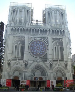 Trompe-l'oeil de l'Eglise Notre-Dame