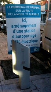 Future station d'autopartage avenue Thiers à Nice