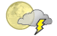 Partiellement nuageux avec des orages